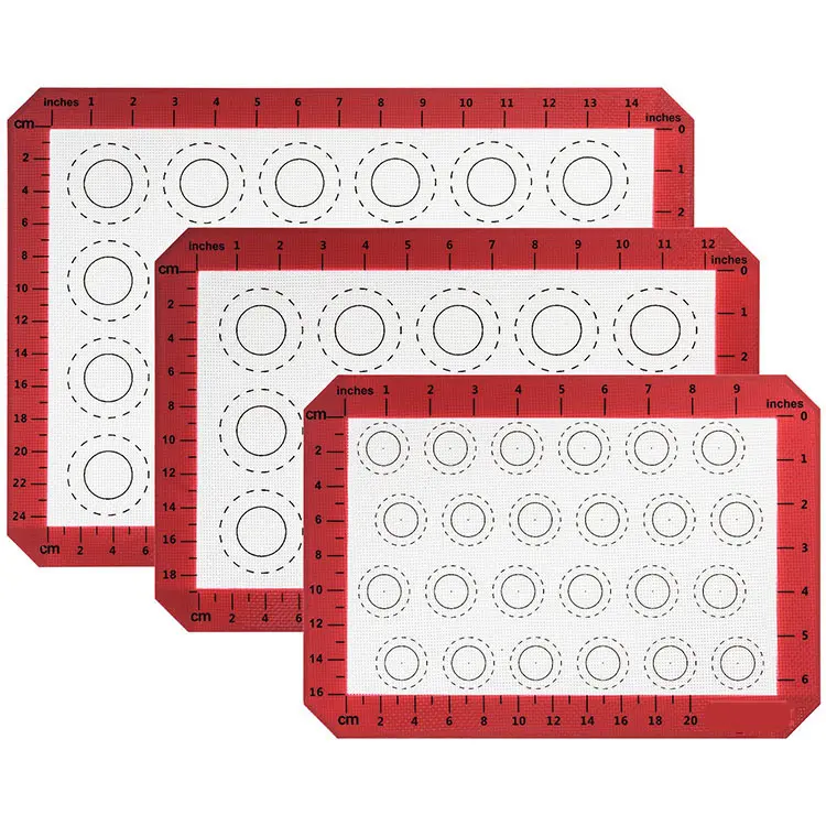 Op Maat Gemaakte Full Size Macaronbrood Bakbenodigdheden Resistent Anti-Aanbakglas