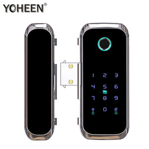 TTlock App WiFi Ble Control porta in vetro impermeabile codice digitale esterno RFID biometrico Fingerprint Smart Lock per ufficio