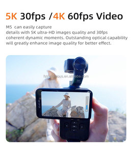 אורדרו m5 3-ציר gimbal באיכות גבוהה 5k מצלמה כיס <span class=keywords><strong>3.5</strong></span> מסך hd 4k הזרמת וידאו vlog הקלטת פונקצית cmos