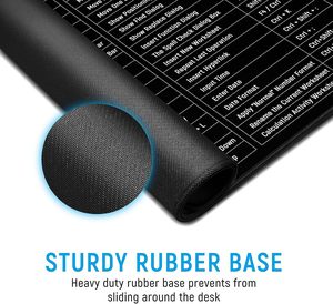 Klavye kısayol Mouse Pad ofis/Excel/Word/<span class=keywords><strong>PPT</strong></span>/Ps kısayolları hile levha Mat kaymaz ofis sümen 800x300 özelleştirme