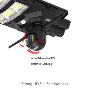 300W Led All in One Solar Street Light With 4G Wifi Solar <strong>Camera</strong> <strong>3MP</strong> V380Pro AI <strong>Camera</strong> Solar Light 2 in <strong>1</strong> 24W Cctv with <strong>Camera</strong> - Product Image 4
