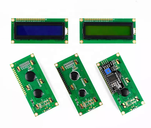 IIC/I2C LCD-Bildschirm modul mit Hintergrund beleuchtung LCD1602A Bluescreen-Modul 5-V-Zeichenanzeige 16x2 grüner Bildschirm mit I2C