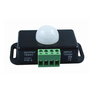 Rendimiento DC 12V 24V 8A Sensor de movimiento PIR ajustable automático Módulo de interruptor de detector infrarrojo IR para lámpara de luz de tira LED - Product Image 1