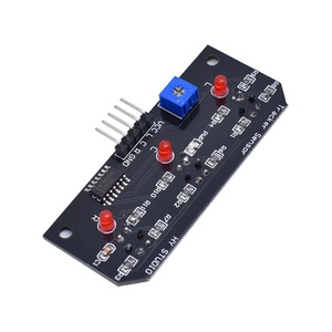 DC 5V 3-Kanal-Infrarot-Line-Tracker-Sensormodul Trio-Detektor ausgang TCRT5000-Sensor 10mm Abstand für Roboter-Kit AVR/ARM/PIC