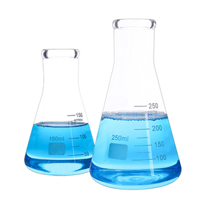 Laboratuvar kullanımı borosilikat cam 3.3 dar boyun erlen erlenmeyer şişesi - Product Image 1