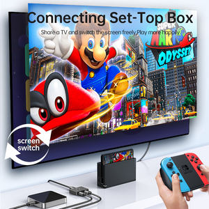 2024 HDMI <strong>Splitter</strong> 4K 60Hz Bi-Directional 2 Port <strong>1</strong> in 2 Out 2 in <strong>1</strong> <strong>Switch</strong> 2x1 HDMI Transmission <strong>Splitter</strong>