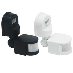 Sensor de movimiento Pir ajustable y giratorio de 180 grados, interruptor automático de luz de pared para exteriores, AC220V, IP44 - Product Image 1