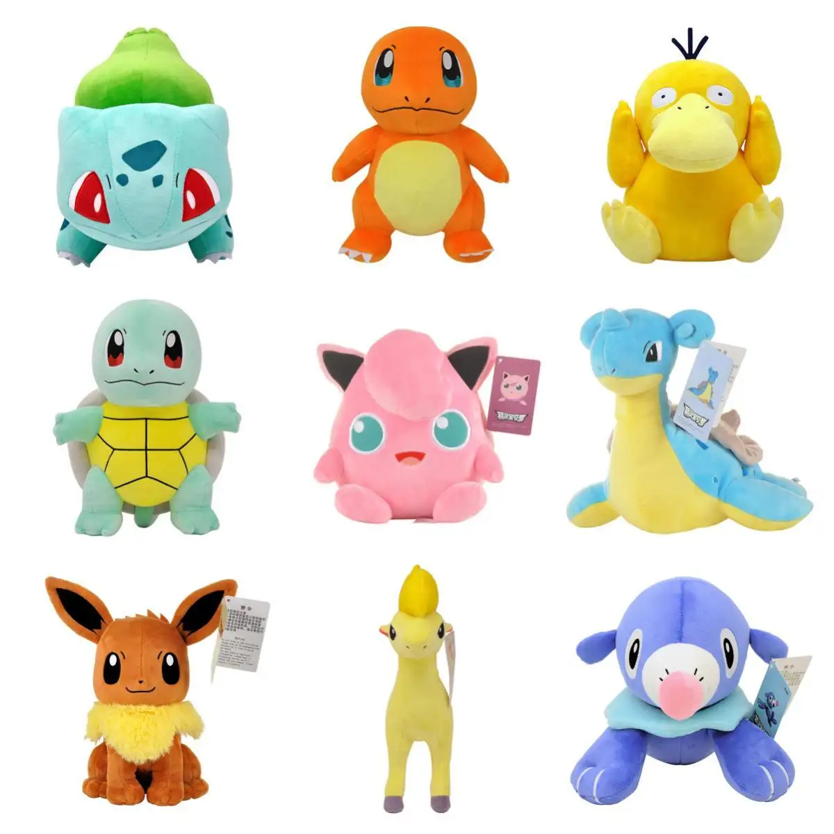 Più popolare più venduto Anime cartone animato Pokemoned Gengar Charizard Pikachu peluche giocattoli per bambini