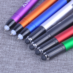 High Quality Promotional Custom <strong>Branded</strong> Bright Logo Ball Pen with Stylus Phone Holder Engraved Led Light Pen <strong>Writing</strong> in Dark - Product Image 5