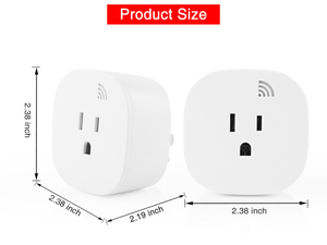 Enchufe inteligente multifunción de 1875W EE. UU. 15A Dispositivo doméstico APP Control de voz Enchufe inteligente - Product Image 2