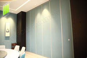 Pantalla divisora plegable con aislamiento acústico altamente secreto, Partición de espacio de pared fija para distinguir la pared operativa de la sala de conferencias - Product Image 2