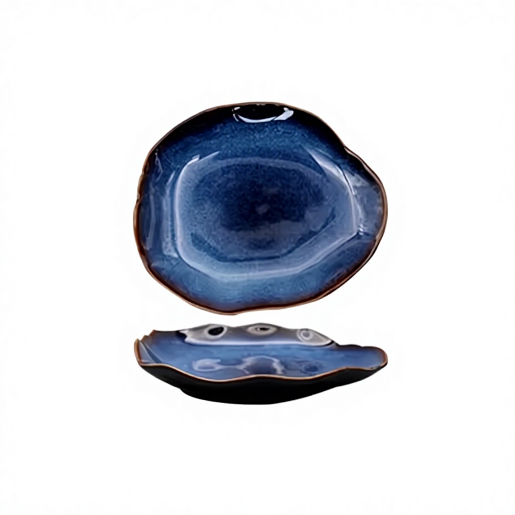 Assiette creuse en céramique 19*15*3,2cm/310g