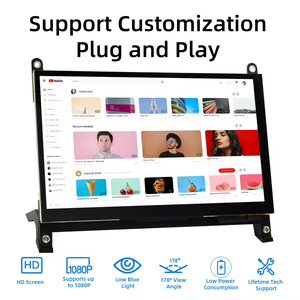 7 ''1024*600 IPS LCD-Display Kapazitiver Touchscreen 7-Zoll-LCD-Modul für Raspberry Pi 5/4/3/2/1 PC Windows - Product Image 3