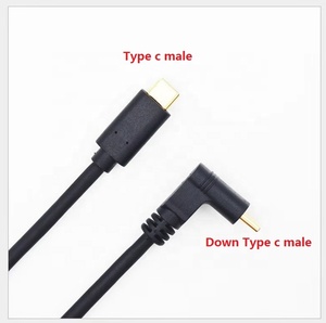 Fabrikada ücretsiz örnek özelleştirilmiş USB tip C 3.1 kablo eemark çip 90 derece sağ sol açılı - Product Image 2
