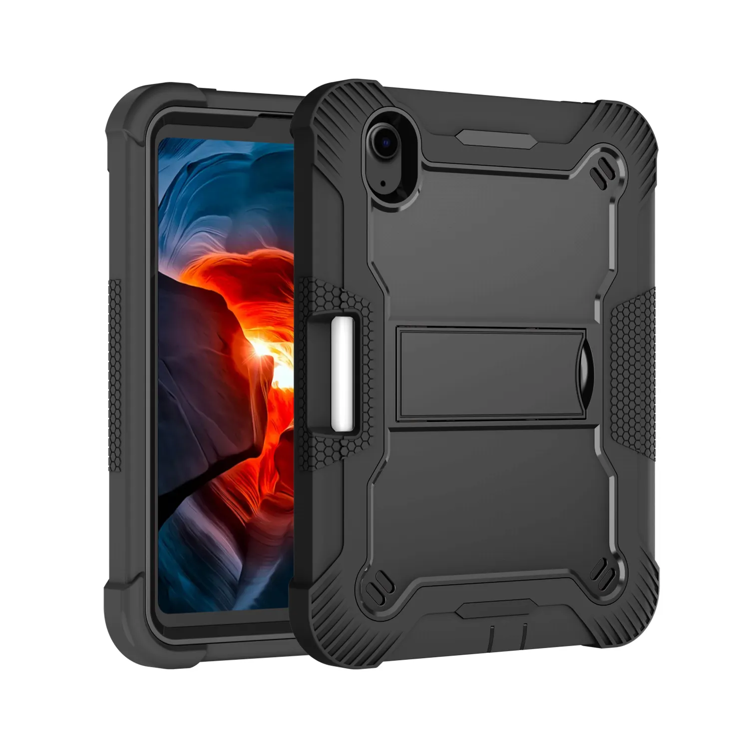 Rugged Heavy Duty Full Protective Kickstand Tablet Case For iPad Mini 6 Case