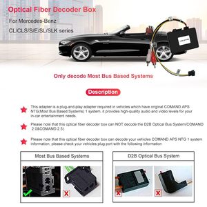 Decodificador de caja de fibra óptica, la mayoría de los sistemas basados en bus para unidad principal, Radio Estéreo de coche de repuesto - Product Image 6