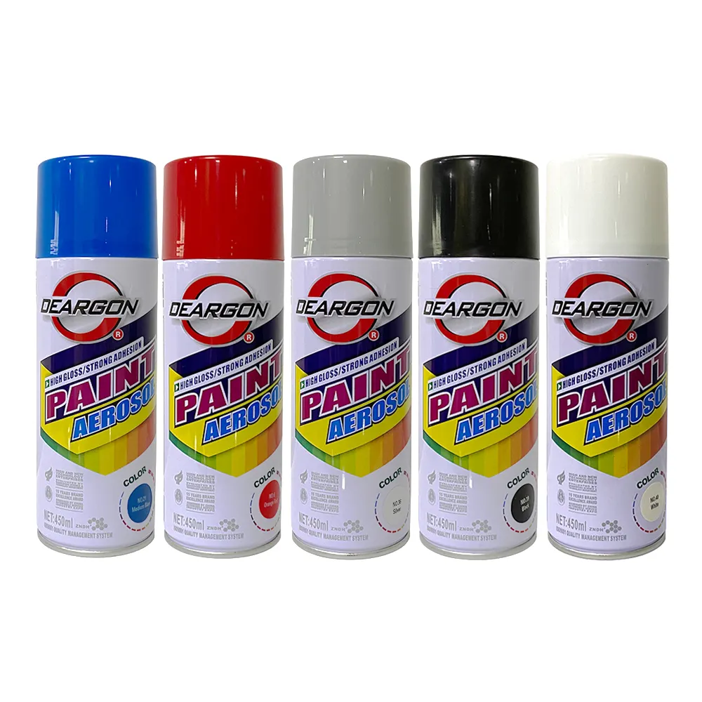 Pintura en aerosol acrílica de secado rápido para coche, pintura en aerosol de bajo olor, color oro rosa, venta al por mayor