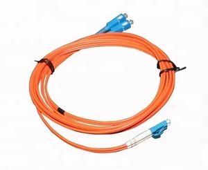 Cable de conexión de fibra de modo único/multimodo UPC/APC/PC/FC/ST/LC/MU/E2000/DIN/MTRJ - Product Image 1