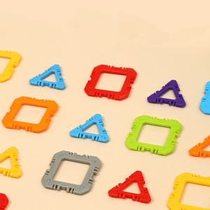 Đầy Màu Sắc Nhựa Xây Dựng Khối Trẻ Em Tự Làm Thông Minh Đồ Chơi Thiết Lập Sáng Tạo Xây Dựng Khối Gạch Đồ Chơi - Product Image 5