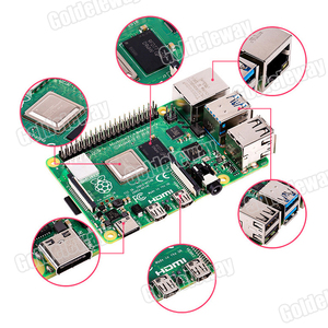 Raspberry Pi Entwicklungsbrett 100% Original Raspberry Pi 4 Modell B 1/2/4/8 GB RAM einzelnes Brett Computer Python Entwicklungsbrett