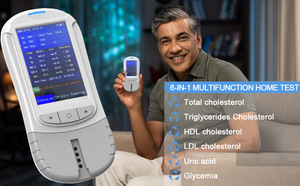 Lipids Glucose Blood <strong>test</strong> Meter Compass 2800 Semi-auto Portable Dry Biochemistry Analyzer with 22 Pieces <strong>test</strong> Strips - Product Image 4