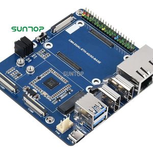 Dual Gigabit Ethernet 5G/4G-Basiskarte Entwickelt für Raspberry Pi Compute Module 4 - Product Image 1