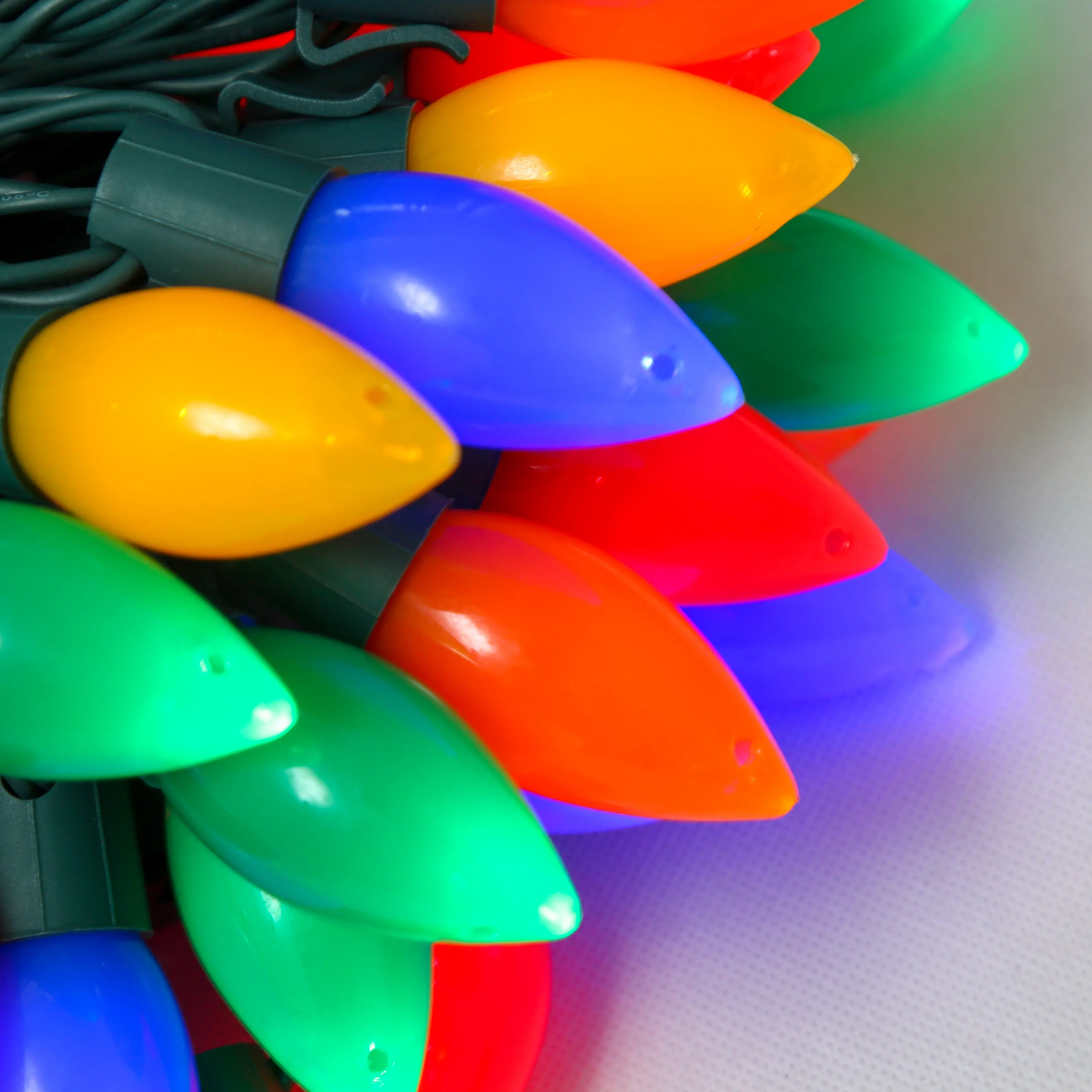 25led C9 Smooth Multicolor Party Light Festoon Kerstverlichting Voor Gebruik Buitenshuis