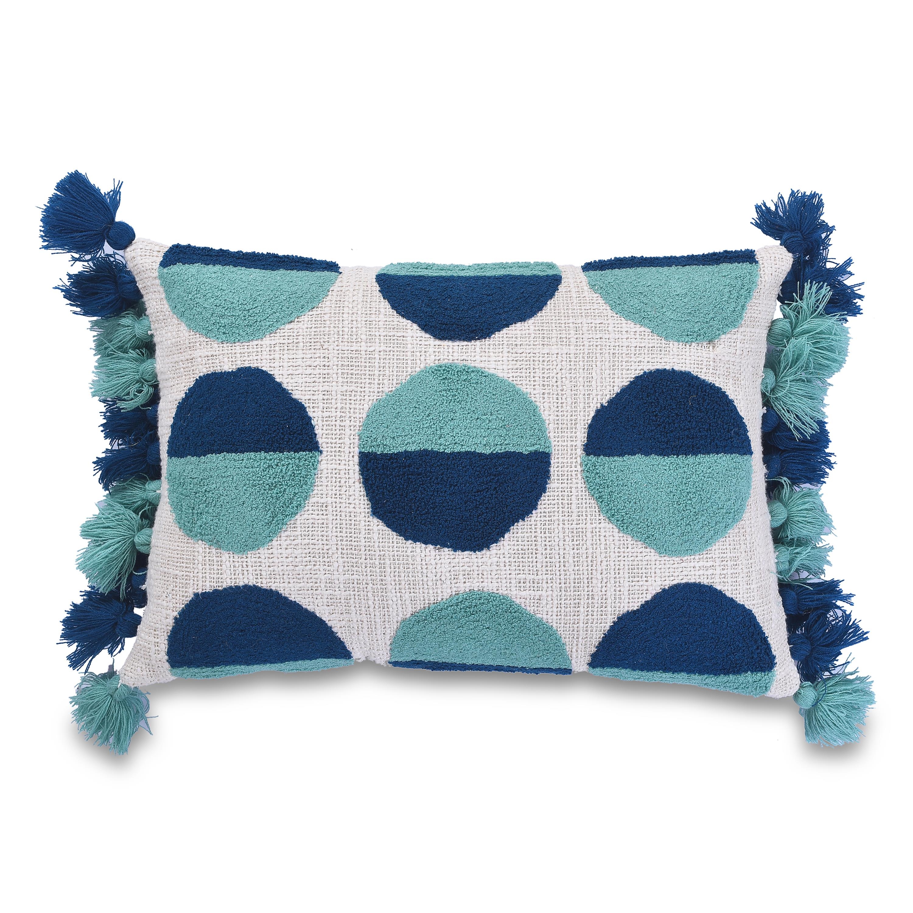 Turquoise Blue,Indigo Blue & White