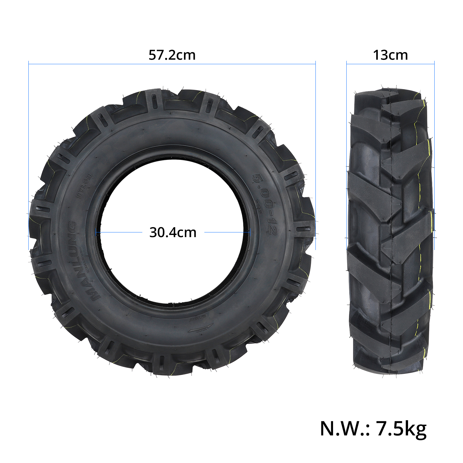 5.00-12 Manlung Outer Tire