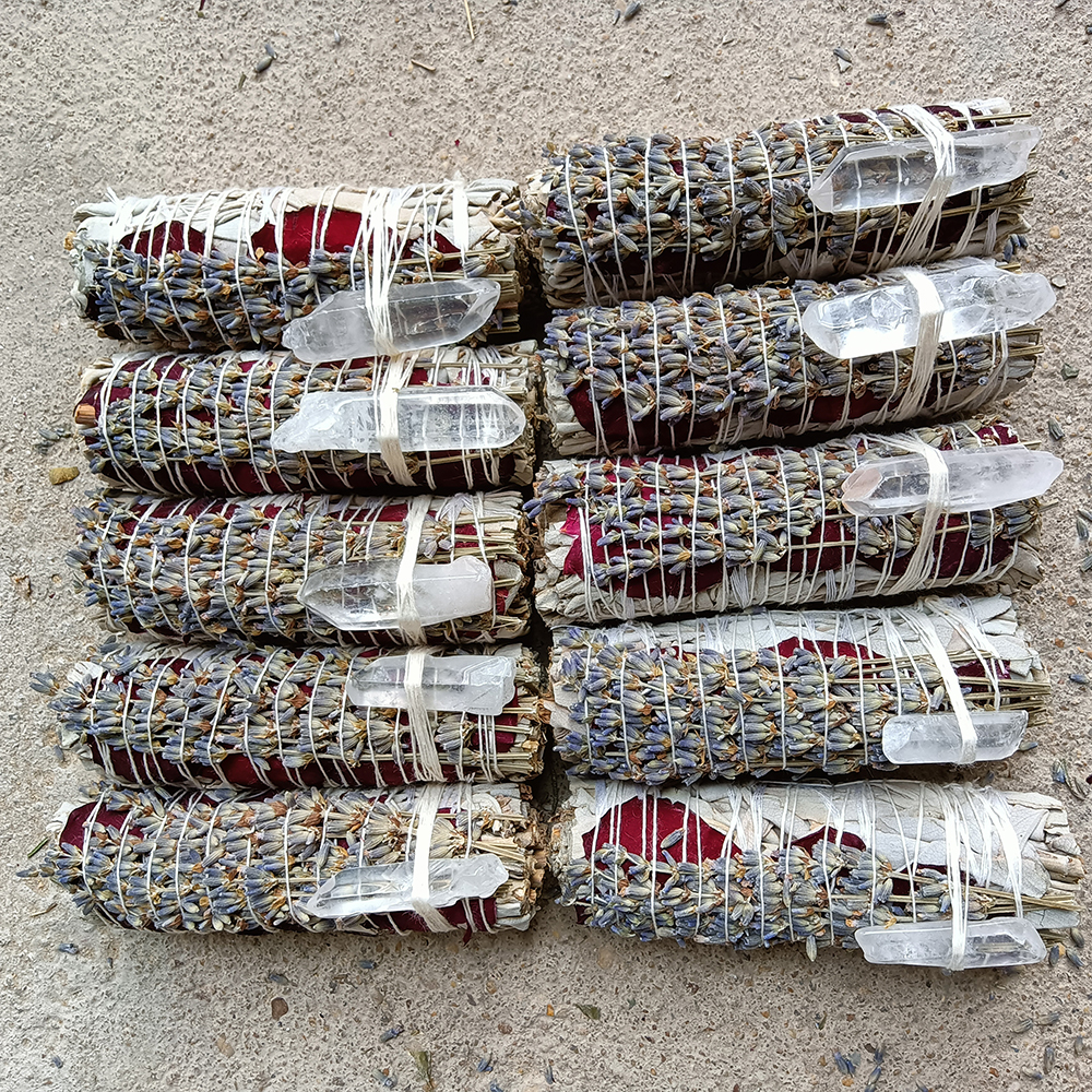 Lavande Sauge Blanche Bâton Bundle