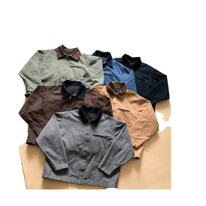 春季新款设计高品质定制标志印花水洗牛仔夹克男士购物夹克 - Product Image 2