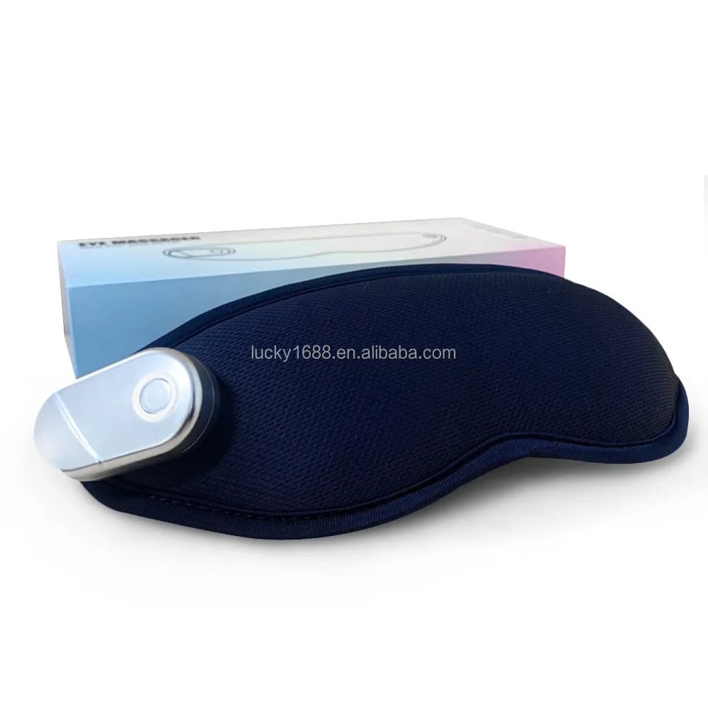 Toptan ev kullanımı akülü titreşimlı masaj aleti sıcak soğuk compress s terapi uyku göz maskesi
