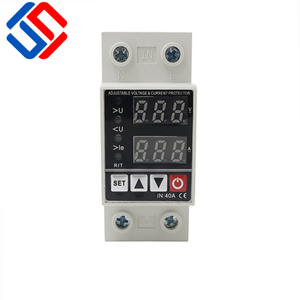 Protector de sobretensión ajustable de 40A, estabilizador de voltaje de cobre monofásico, salida de 220V para servicio de CA y CC - Product Image 1