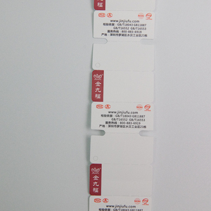 Etiquetas colgantes de tarjeta de joyería de lujo antifalsificación, certificado de autenticidad de identificación de código QR personalizado - Product Image 3