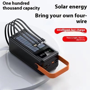 Outdoor Camping Light Power Bank 200000 MAh Ultra Large Capacity Fast Charging <strong>Type</strong>-C Solar Panel <strong>Input</strong> 10W for Mobile <strong>Devices</strong> - Product Image 3