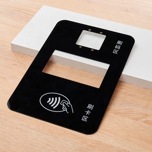 Prezzo di fabbrica Smart elettrico luce nera attraverso interruttore IC Card QR codice pannello di vetro elettronico temperato per Bus pubblico validatore - Product Image 3