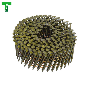 FLAT POINT NO PUNTA <strong>2</strong>''x.099'' <strong>2</strong> 1/4''x.099'' WIRE PALLET COIL NAILS CHEAP NAILS CLAVOS HELICOIDALES PREGOS EM ROLOS - Product Image 3