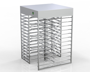 Portone completo del controllo di accesso del tornello di altezza di sicurezza con l'impronta digitale e il codice QR Scanner controllo di accesso del braccio di goccia - Product Image 4