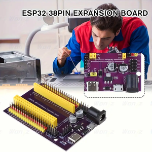 ESP32-DevkitC sensör modülü ve ESP32S 38 pimli genişletme kartları ile geliştirme kartı ESP32-WROOM-32U