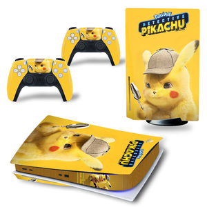 <strong>Custom</strong> Full Body Skin Sticker Protective Vinyl Decal Sticker Game Accessories for PS5 Disc Version Console and <strong>Controllers</strong> - Product Image 2