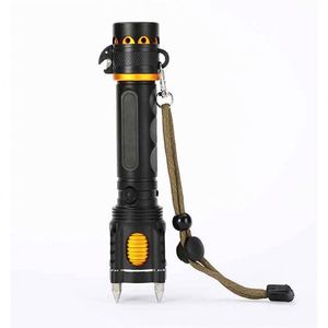 Новое поступление, многофункциональный фонарик с сигнализацией, 10 Вт - Product Image 6