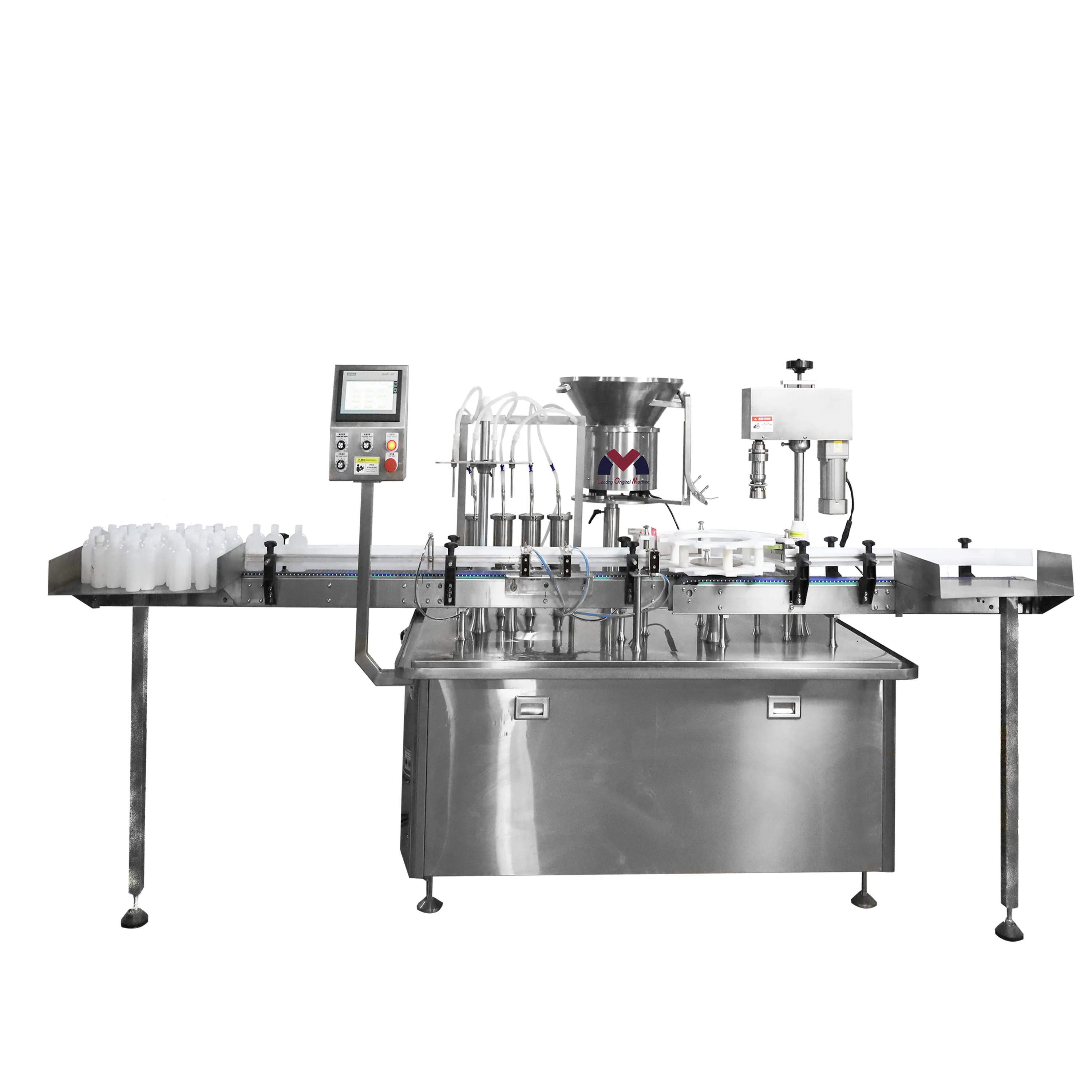 Ligne de production automatique de machine de remplissage bouchage de liquide de machine de remplissage de liquide de bouteille
