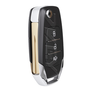 OEMリモートスマートフォールドカーキー3ボタン433Mhz Maxus T60 ID47 HITAG3 7961Xチップバッテリーロゴブレードプログラミング付き