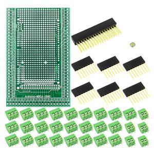 Double-side PCB Prototype Screw Terminal Block Shield Board Kit <strong>For</strong> <strong>MEGA</strong>-2560 <strong>Mega</strong> 2560 Mega2560 - Product Image 1