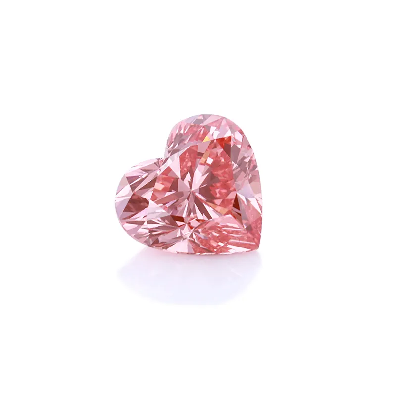 IGI toptan gevşek oval yastık armut markiz kalp zümrüt fantezi kesim 1ct canlı pembe renk lab yetiştirilen diamonds