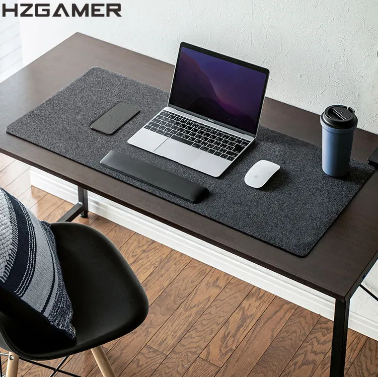 Alfombrilla de ratón grande HZGAMER, alfombrilla de teclado antideslizante, alfombrilla de escritorio para ordenador de oficina, alfombrilla de ratón de fieltro