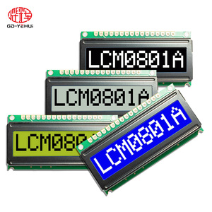 YHBC0801A <strong>Module</strong> Blue/Green Screen 8x1 <strong>Character</strong> <strong>LCD</strong> <strong>Display</strong> <strong>Module</strong> 0801 5.0V or 3.3V STN FSTN Liquid Crystal <strong>Display</strong> - Product Image 3