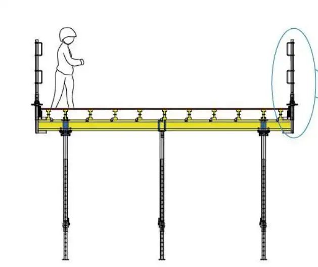 Table Formwork Construction Concrete Poruing Steel Floor prop Scaffolding System Similar Peri for concrete panels wall