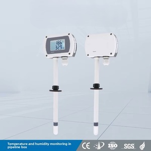 CWS20 Plug-In Indoor Temperature <strong>Humidity</strong> Transmitter with <strong>LCD</strong> <strong>Display</strong> ABS <strong>Sensor</strong> Track and Replaceable Probe Customizable ODM - Product Image 5
