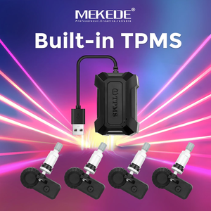 MEKEDE USB TPMS Car Tire Pressure Alarm Monitor <strong>System</strong> for Car Android Navigation Player with 4 <strong>Sensors</strong> 5V Wireless Transmission - Product Image 2